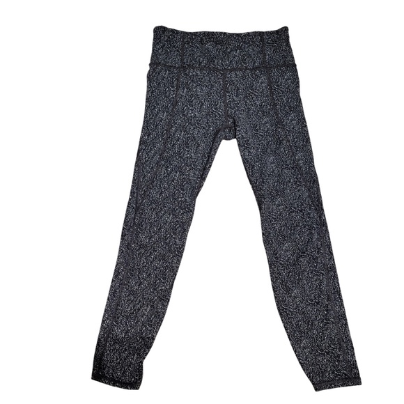 Athleta Lightning Static 7/8 Tight Size Small Petite Black White SuperSonic EUC - Picture 4 of 7